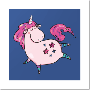 Unicorn dreaming Posters and Art